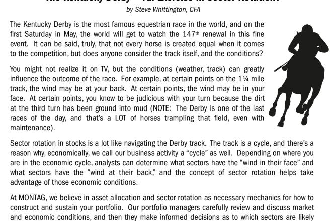 The Kentucky Derby - An Exercise in Sector Rotation?